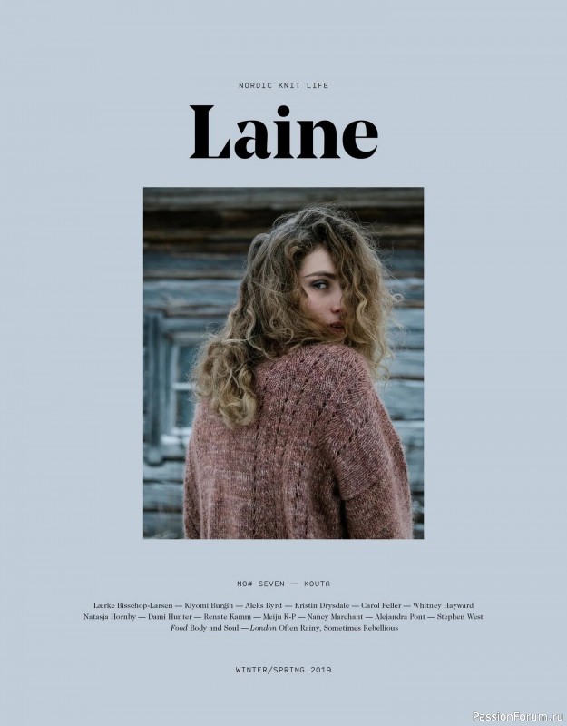 Вязаные проекты в книге «Laine - Spring Winter 2019»