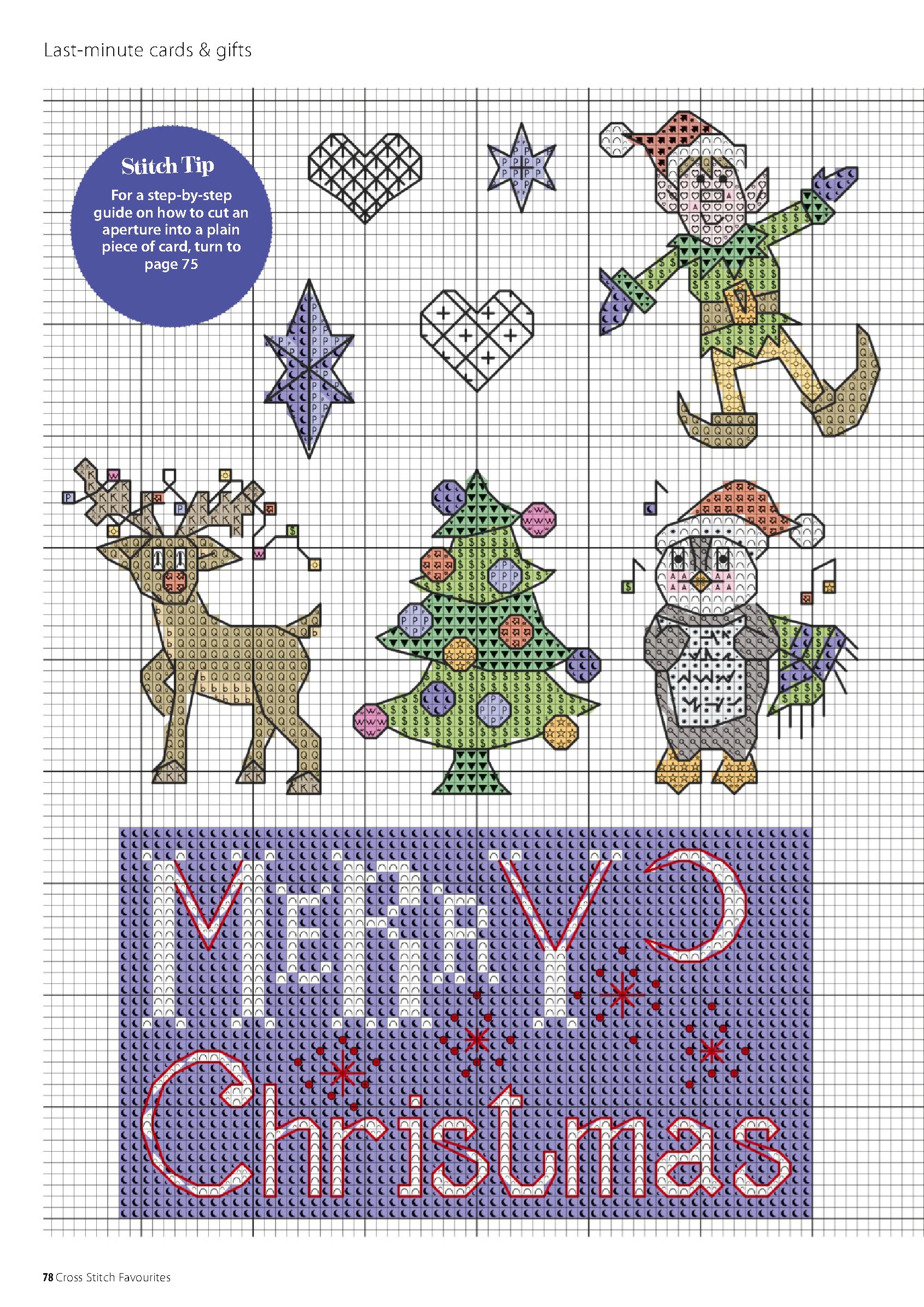 Коллекция вышивки в журнале «Cross Stitch Favourites Christmas 2022