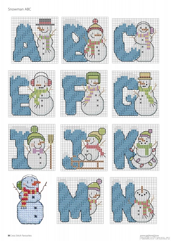 Коллекция вышивки в журнале «Cross Stitch Favourites - Christmas 2024»