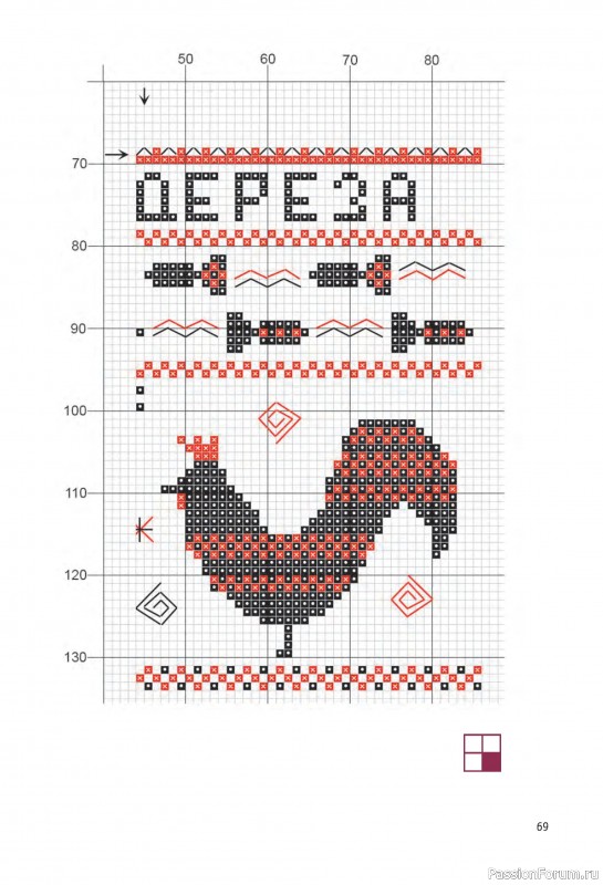 Коллекция вышивки в журнале «Русские узоры»