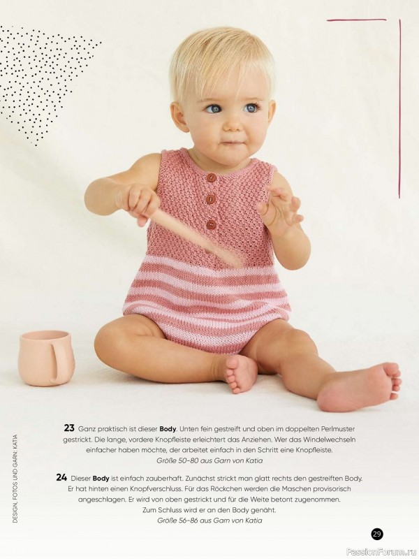 Вязаные модели для детей в журнале «Baby Maschenmode №54 2022»