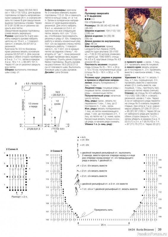 Вязаные модели в журнале «B-Вязание №4 2024»