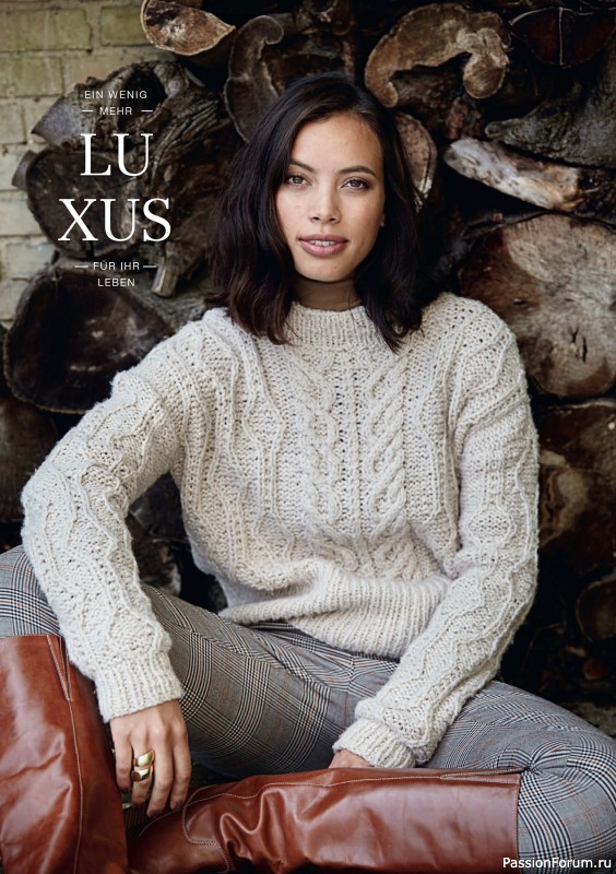 Вязаные модели в журнале «Burda Stricken №1 2020»