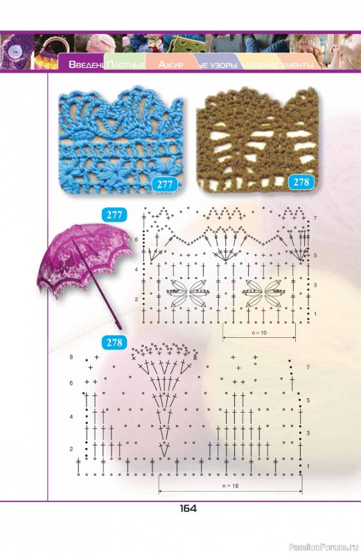 Вязаные проекты в книге «500 волшебных узоров на любой вкус». Продолжение