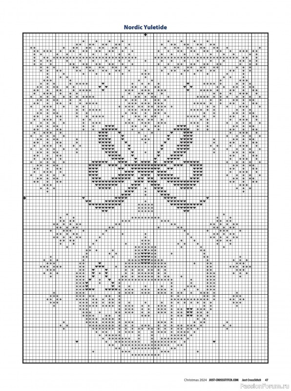 Коллекция вышивки в журнале «Just Cross Stitch - Christmas 2024»