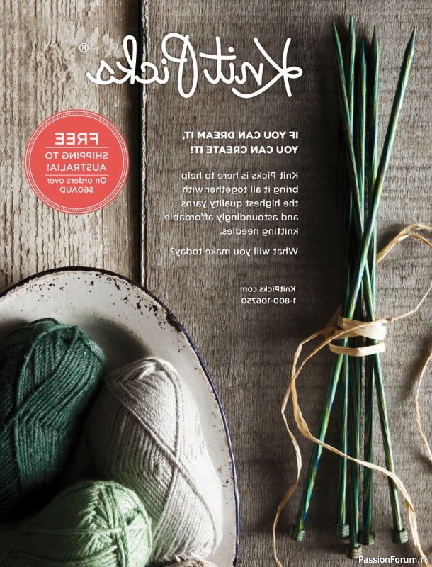 Вязаные модели спицами в журнале «Australian Knitting – Vol.16 №2 2024»