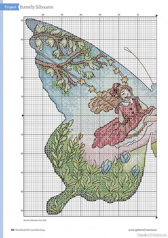 Коллекция вышивки в журнале «The World of Cross Stitching №333 2023»