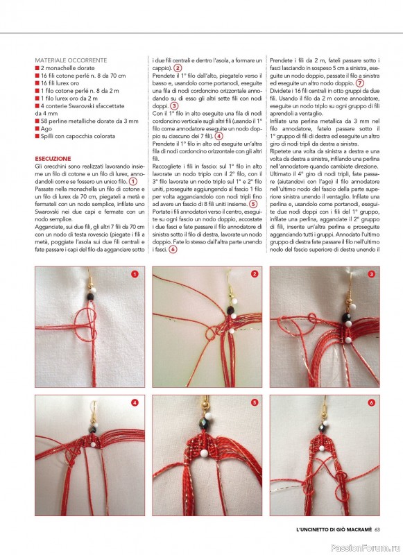 Вязаные проекты в журнале «Tutto Uncinetto Speciale Macrame №1 2023»