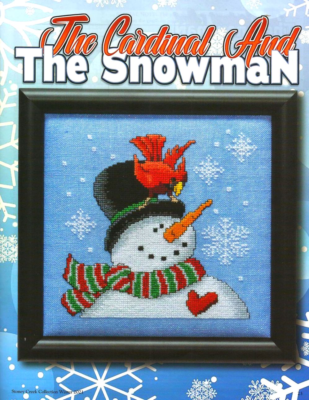 Журнал для вышивальщиц "Stoney Creek Cross Stitch Collection - Winter 2021"