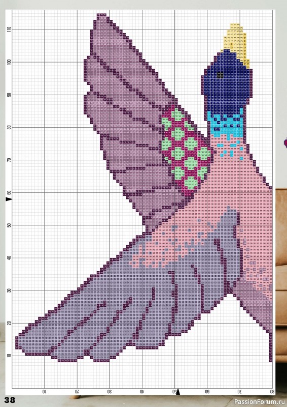 Коллекция вышивки в журнале «XStitch Magazine №30 2024»
