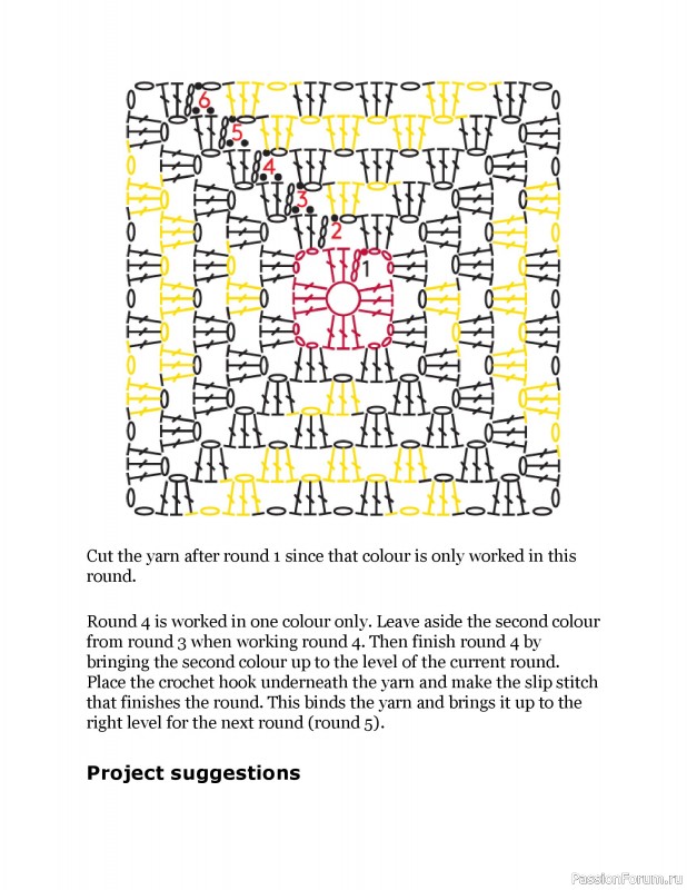 Вязаные проекты в книге «Crochet Squares»