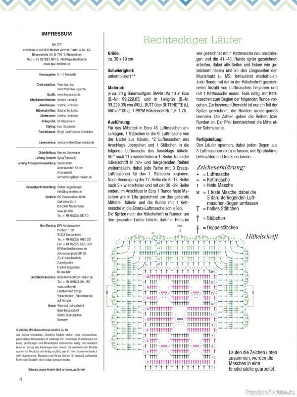 Вязаные проекты крючком в журнале «Dekoratives Hakeln №174 2023»