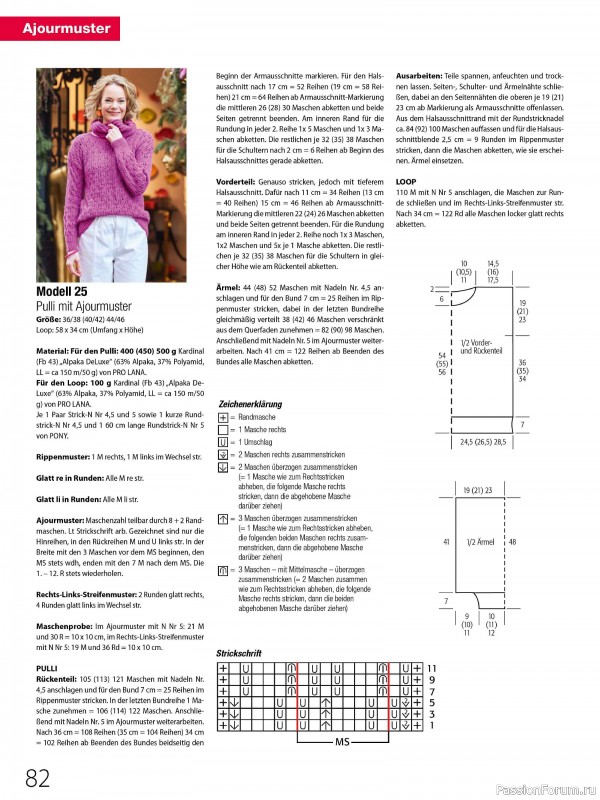 Вязаные проекты в журнале «Meine Strickmode MS165 2024»