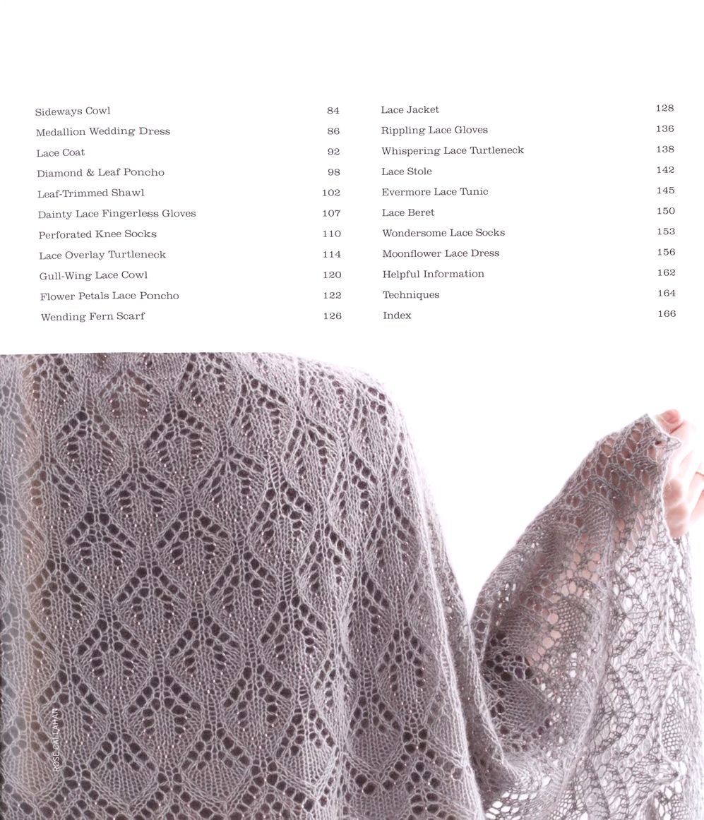 40 проектов вязания в журнале "Vogue Knitting Lace": 40 Bold & Delicate Knits 2021