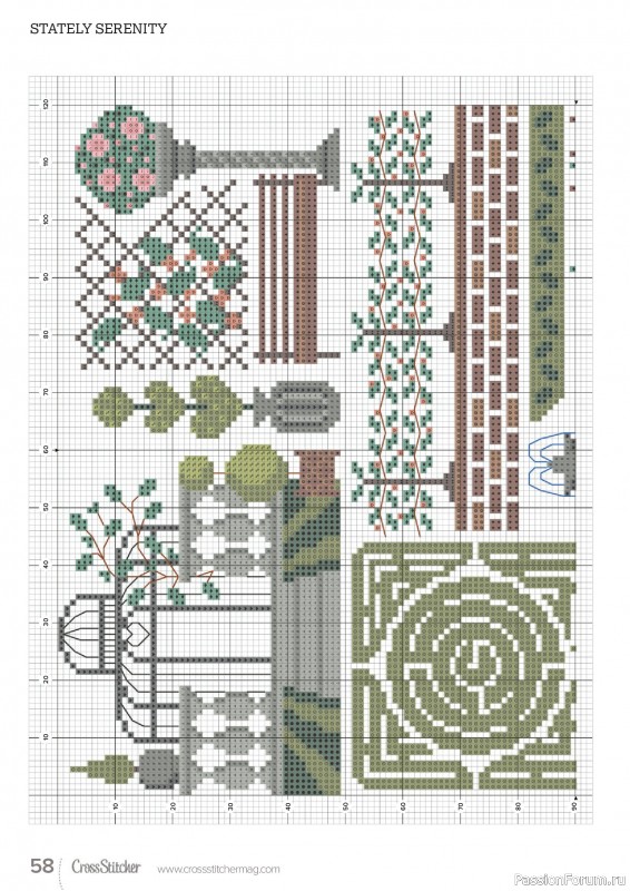 Коллекция вышивки в журнале «CrossStitcher №420 2025»