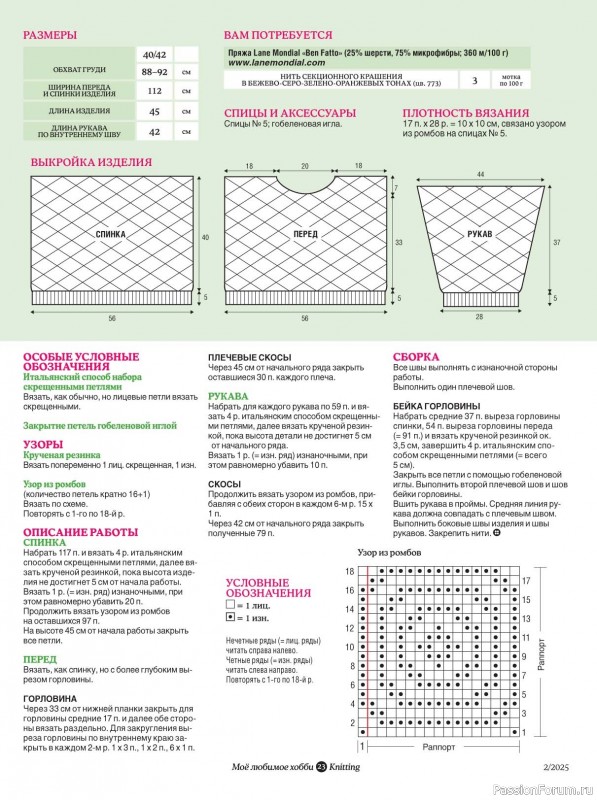 Вязаные модели в журнале «Knitting. Вязание №2 2025»