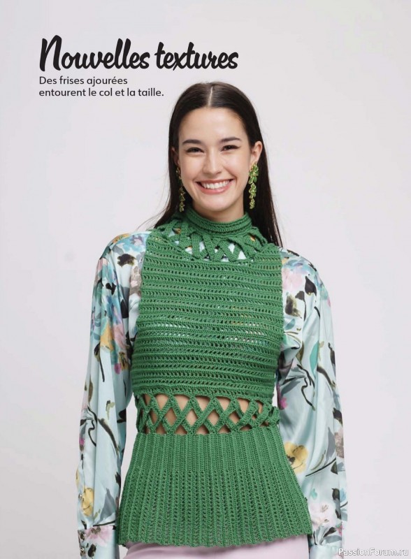 Вязаные проекты крючком в журнале «Crochet a Porter №2 2025»