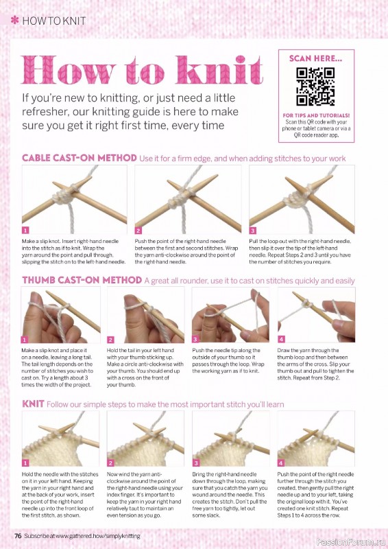 Вязаные проекты крючком в журнале «Simply Knitting №263 2025»