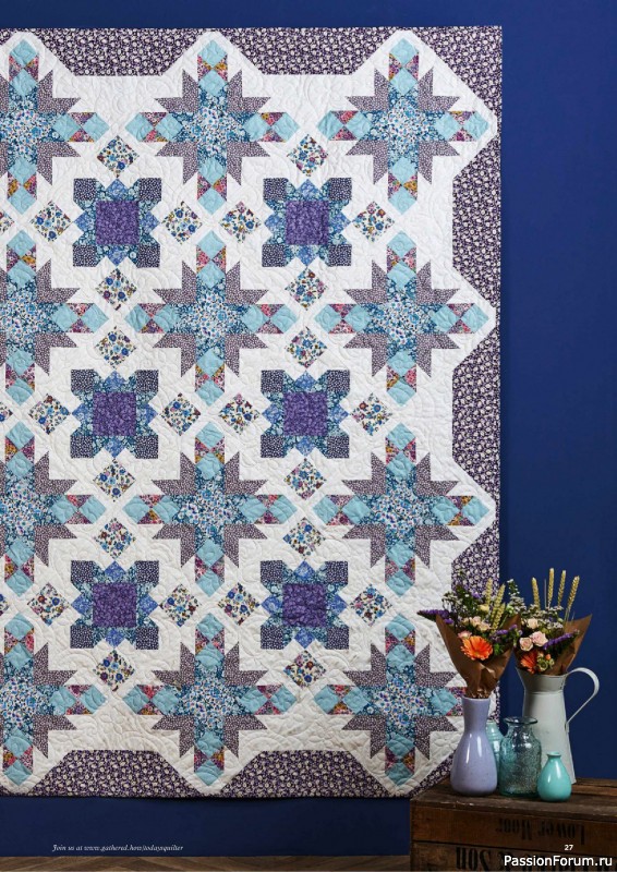 Коллекция проектов для рукодельниц в журнале «Todays Quilter №127 2025»