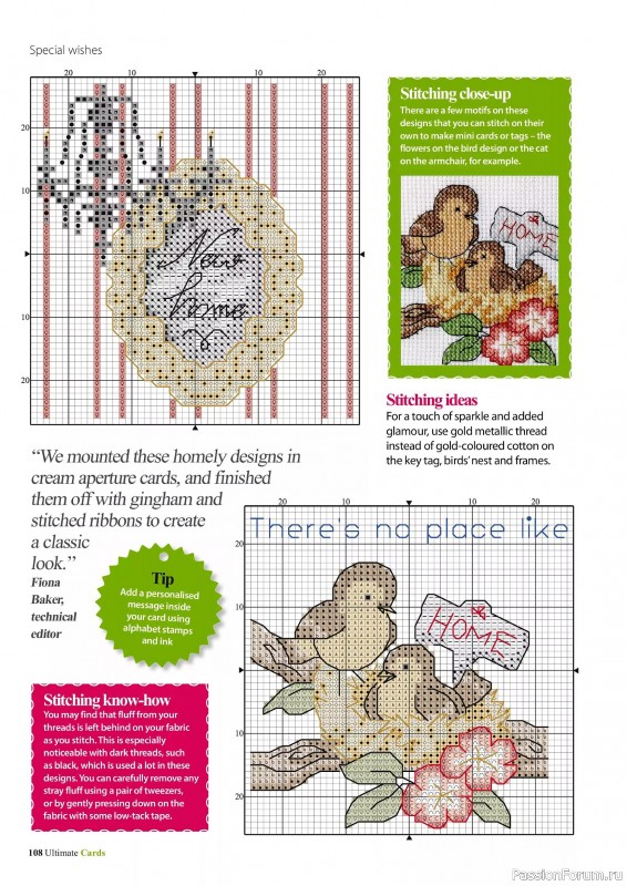 Коллекция вышивки в журнале «Ultimate CrossStitch Cards №58 2025»