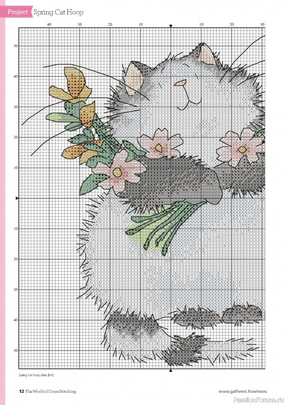 Коллекция вышивки в журнале «The World of Cross Stitching №355 2025»