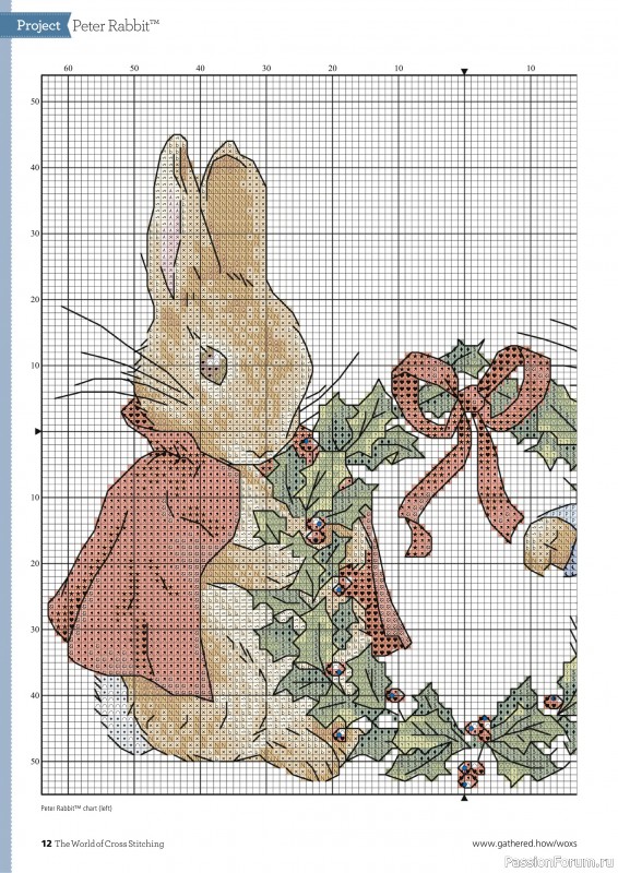 Коллекция вышивки в журнале «The World of Cross Stitching №351 2024»