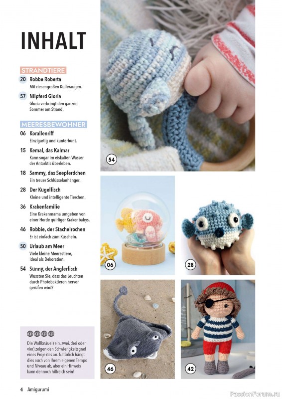 Вязаные проекты в журнале «Amigurumi Magazin №15 2024»