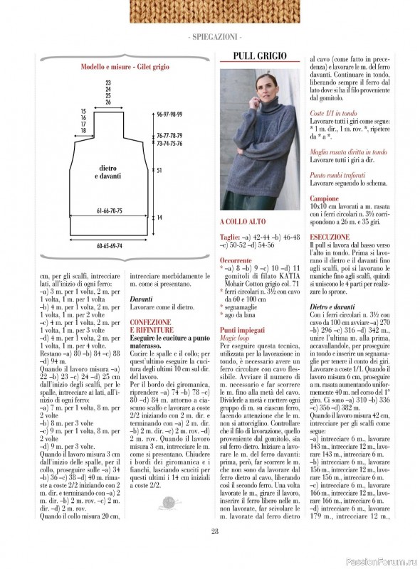 Вязаные модели в журнале «Piu Maglia №32 2022»