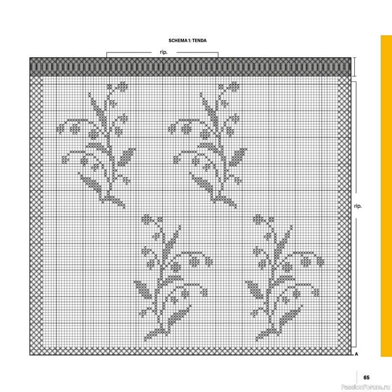 Вязаные проекты в журнале «Uncinetto Manuale Filet №14 2024»