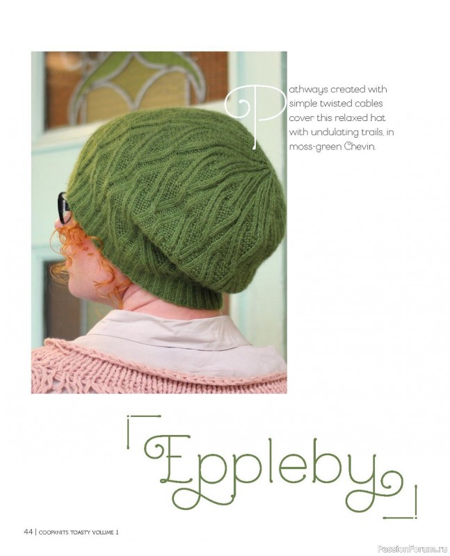 Коллекция моделей шапок в книге «Coop Knits Toasty - Volume 1-2»