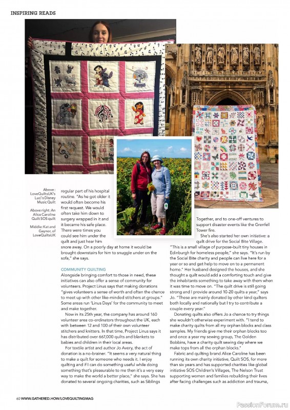 Коллекция проектов для рукодельниц в журнале «Love Patchwork & Quilting №150 2025»