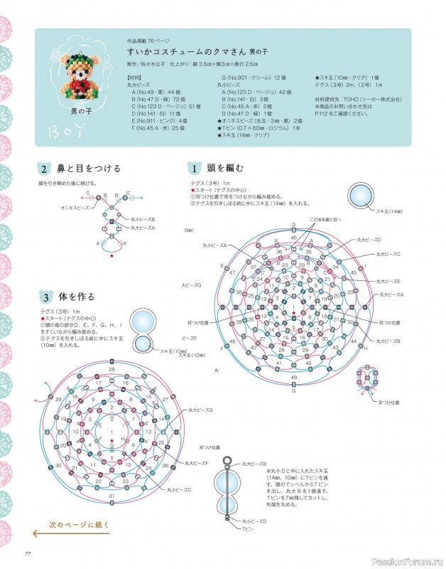 Коллекция проектов для рукодельниц в журнале «Beads Friend - Summer 2024»