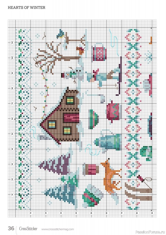 Коллекция вышивки в журнале «CrossStitcher №389 2022»