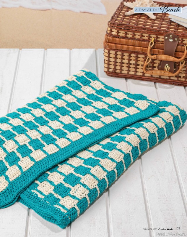 Вязаные проекты крючком в журнале «Crochet World - Summer 2025»
