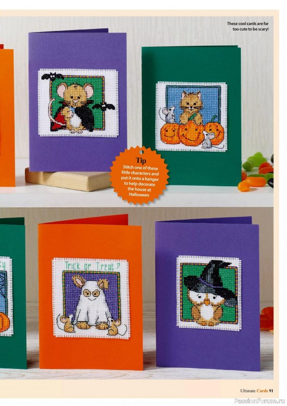 Коллекция вышивки в журнале «Ultimate CrossStitch Cards №58 2025»