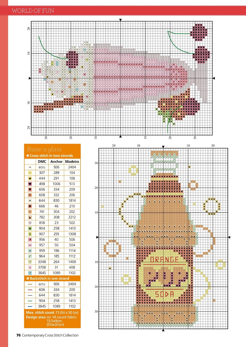 Журнал по вышивке крестом "Contemporary Cross Stitch Collection 2021"