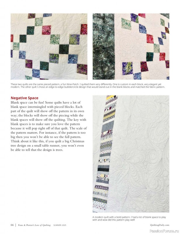 Коллекция проектов для рукодельниц в журнале «Fons & Porter’s Love Of Quilting - Summer 2025»