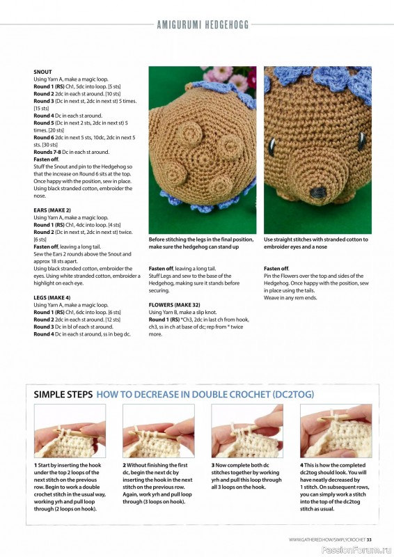 Вязаные проекты крючком в журнале «Simply Crochet №164 2025»