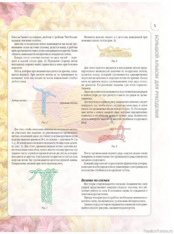 Вязаные проекты в книге «Большой альбом для рукоделия»
