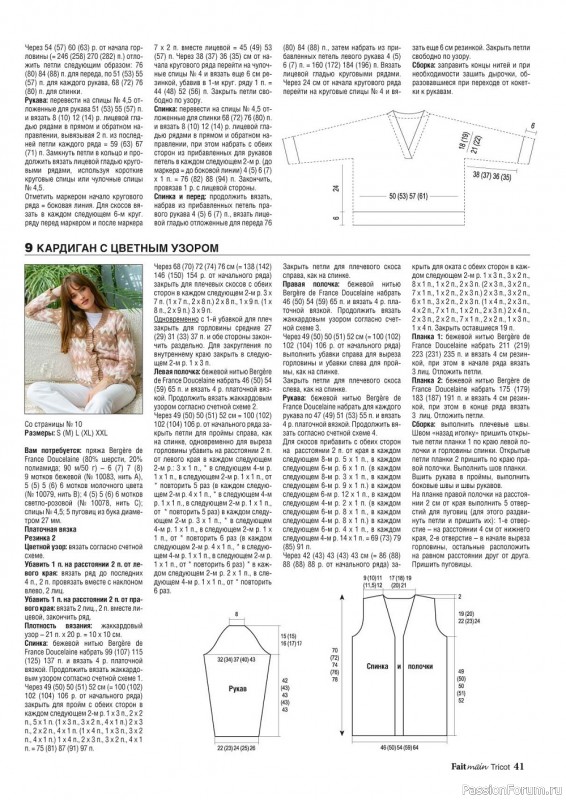 Вязаные проекты в журнале «Fait main Tricot №3 2022»