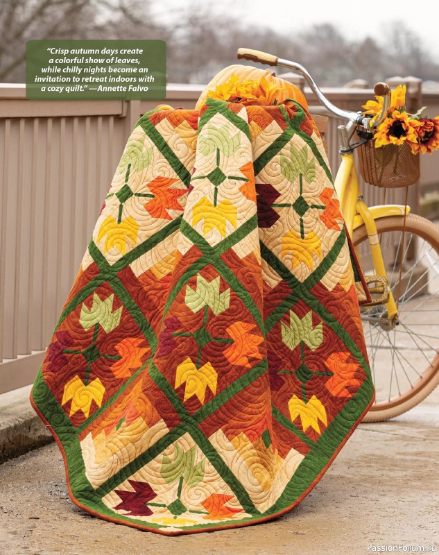 Коллекция проектов для рукодельниц в журнале «Quilter's World - Autumn 2025»
