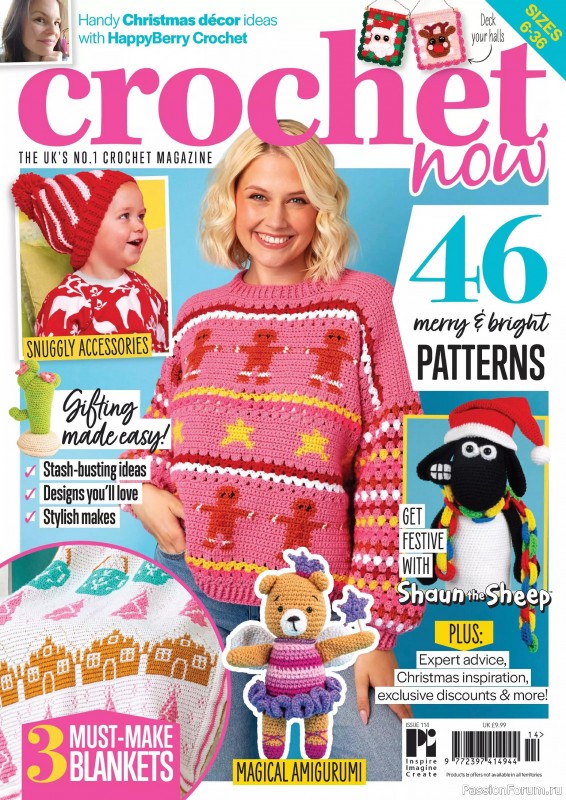 Вязаные проекты крючком в журнале «Crochet Now №114 2024»