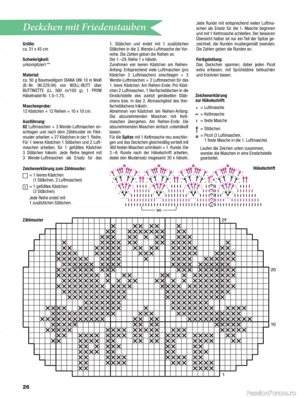 Вязаные проекты крючком в журнале «Filethakeln leicht gemacht №1 2023»