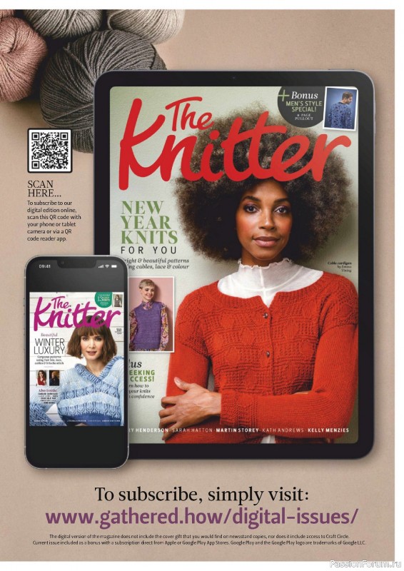 Вязаные проекты спицами в журнале «The Knitter №98 2024»