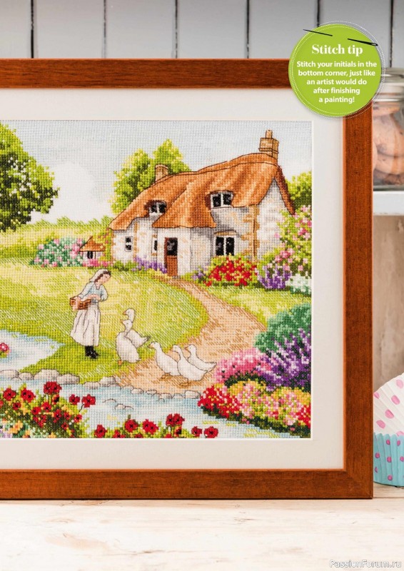 Коллекция вышивки в журнале «Cross Stitch Gold - Scenery Collection 2022»