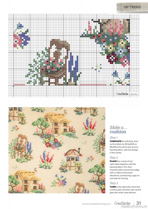 Коллекция вышивки в журнале «CrossStitcher №413 2024»