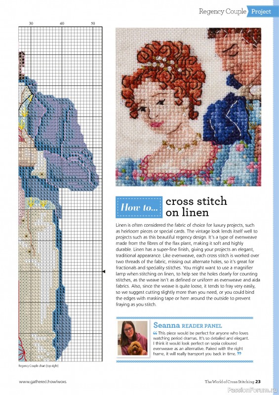 Коллекция вышивки в журнале «The World of Cross Stitching №355 2025»