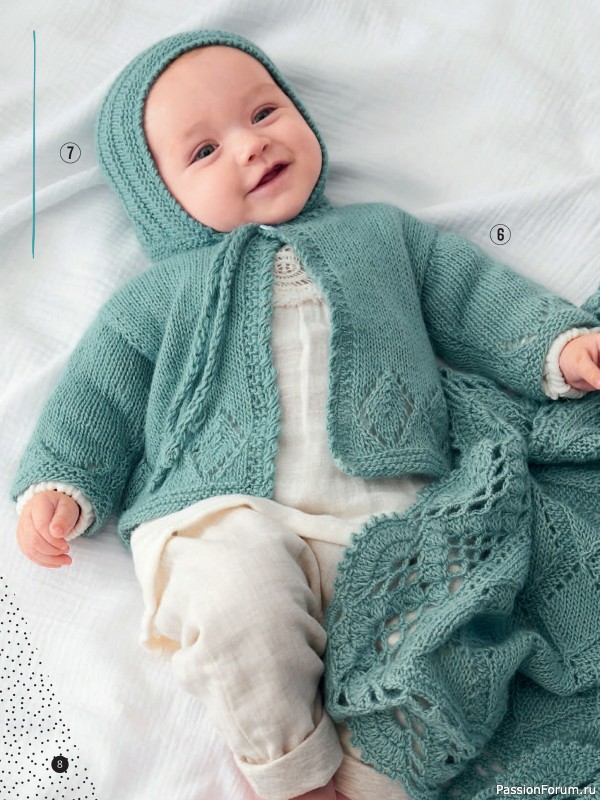 Вязаные модели для детей в журнале «Baby Maschenmode №64 2024»