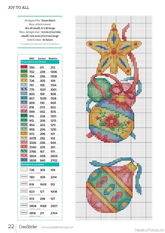 Коллекция вышивки в журнале «CrossStitcher №404 2023»