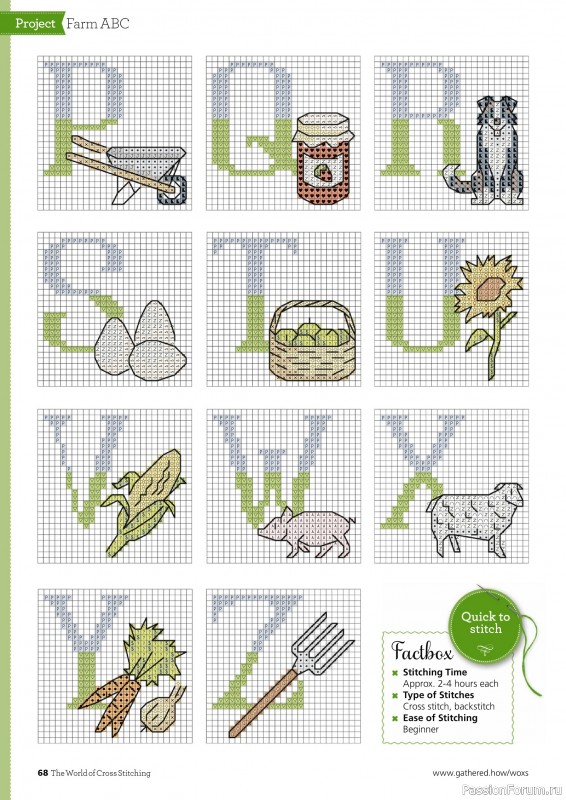 Коллекция вышивки в журнале «The World of Cross Stitching №347 2024»